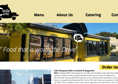 Cab cafe website
